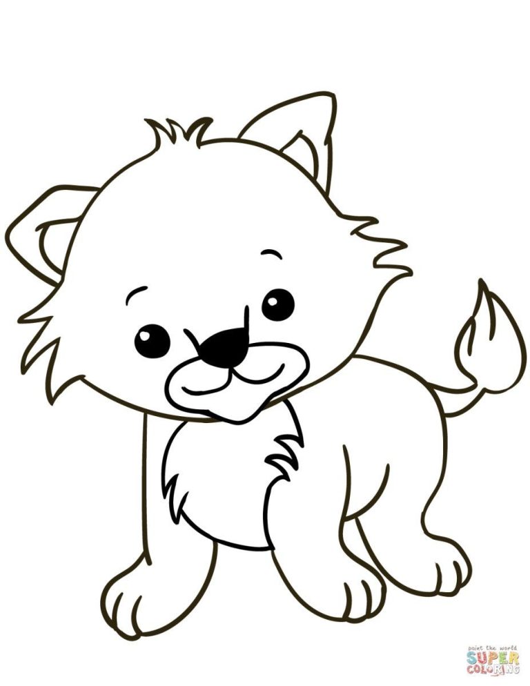 Baby Lion Coloring Pages For Kids