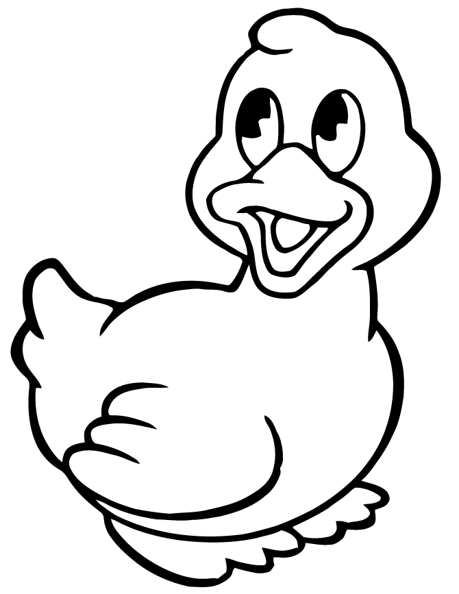 Baby Duck Coloring Pictures