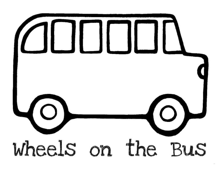 Baby Bus Coloring Pages Printable