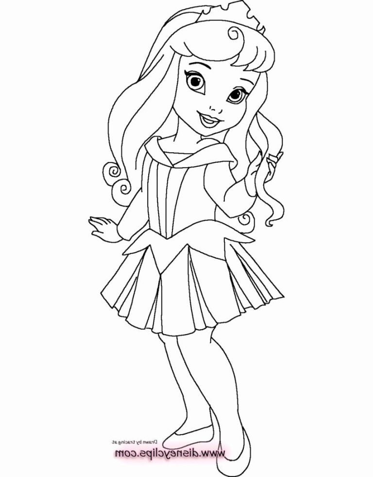 Ariel Baby Disney Princess Coloring Pages