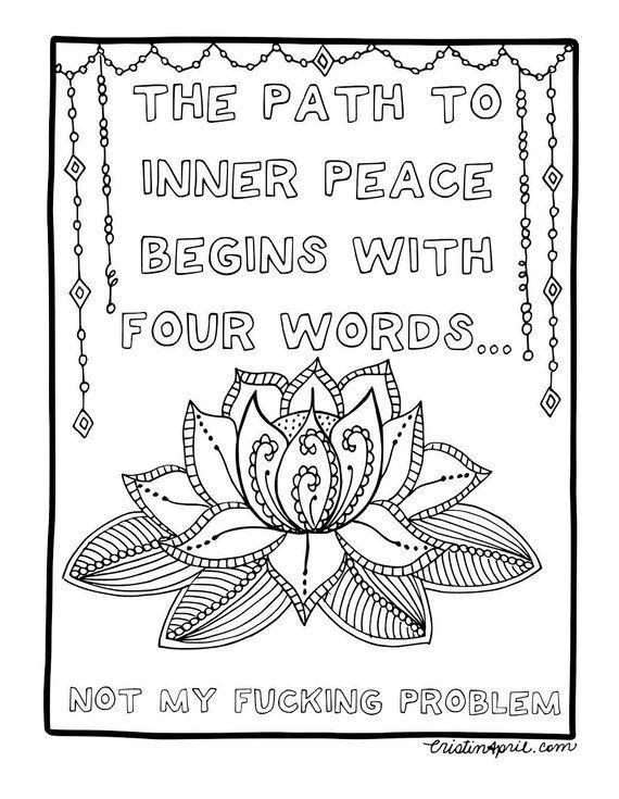 Art Therapy Mental Health Coloring Pages