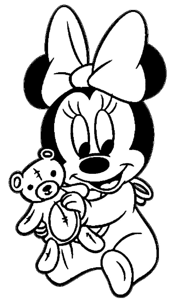 Baby Mickey Mouse Coloring Pictures