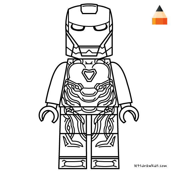 Avengers Infinity War Iron Man Coloring Pages Endgame
