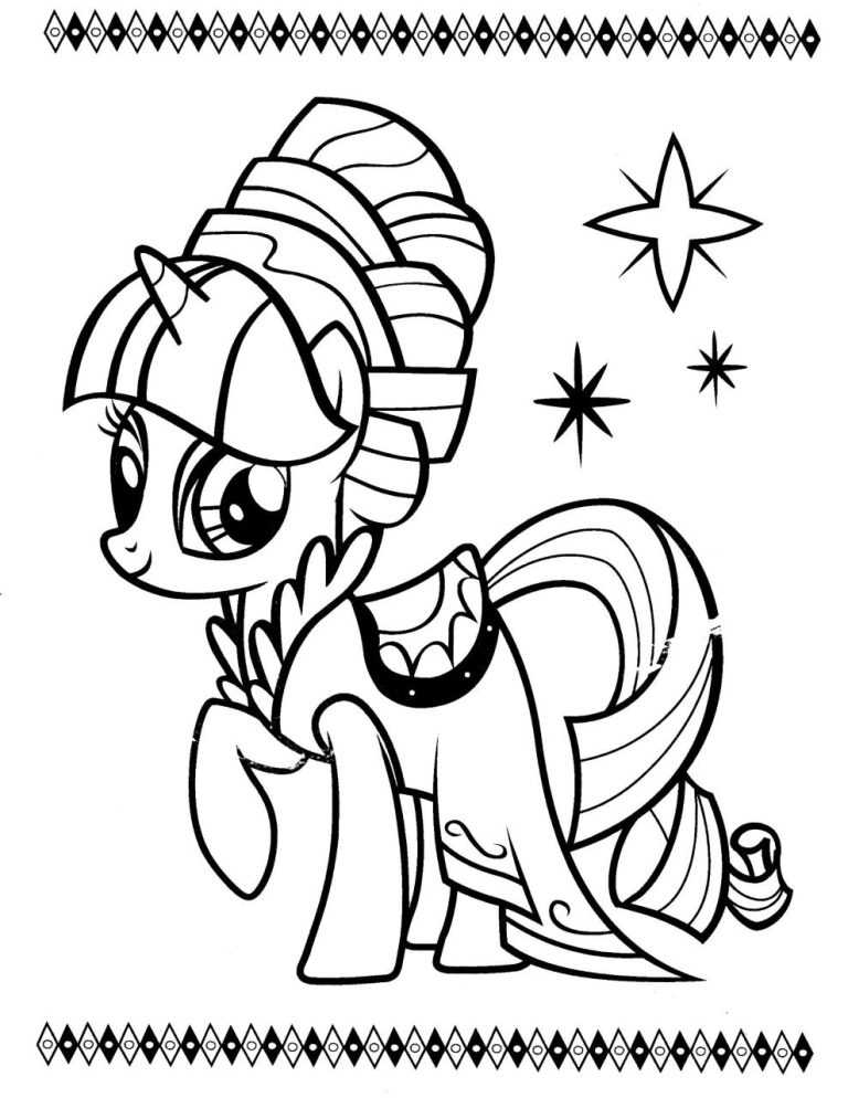 Baby My Little Pony Coloring Pages For Kids