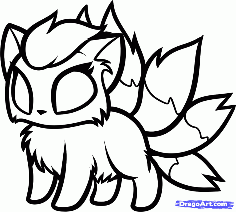 Baby Chibi Pokemon Coloring Pages