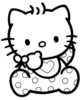 Baby Kitty Coloring Pictures