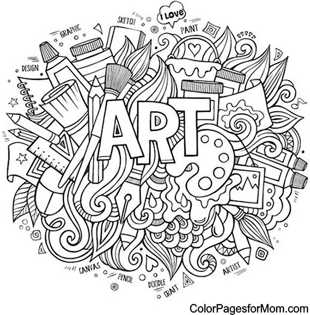Artwork Coloring Pages