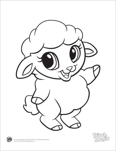 Baby Animal Coloring Pages Cute
