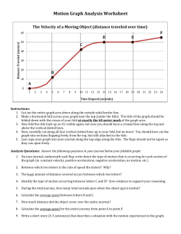 Motion Graphs Physics Worksheet Answers Pdf