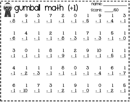 Grade 1 Math Addition And Subtraction Worksheets
