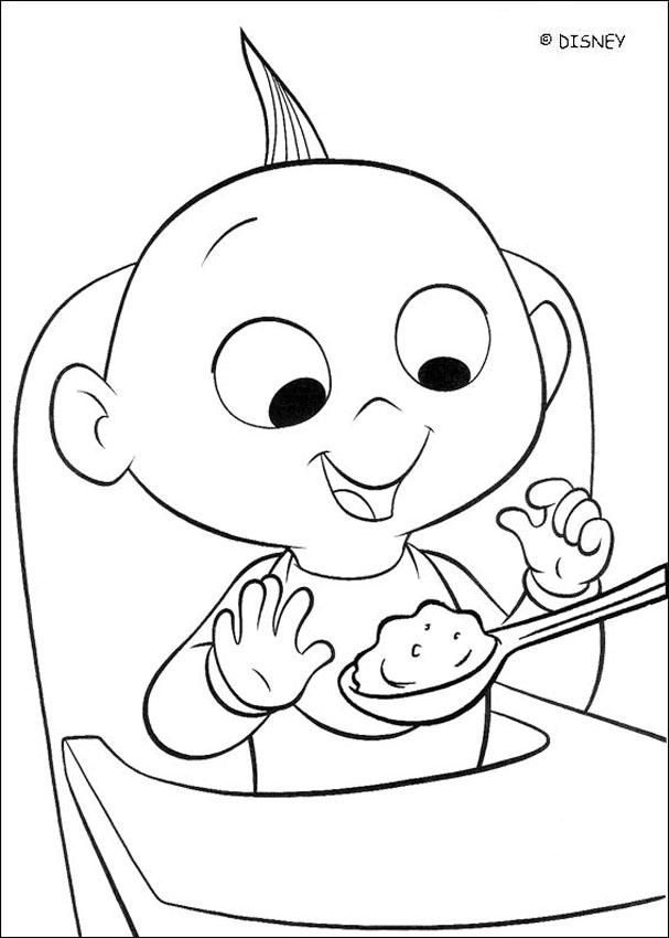 Baby Jack Jack Incredibles 2 Coloring Pages