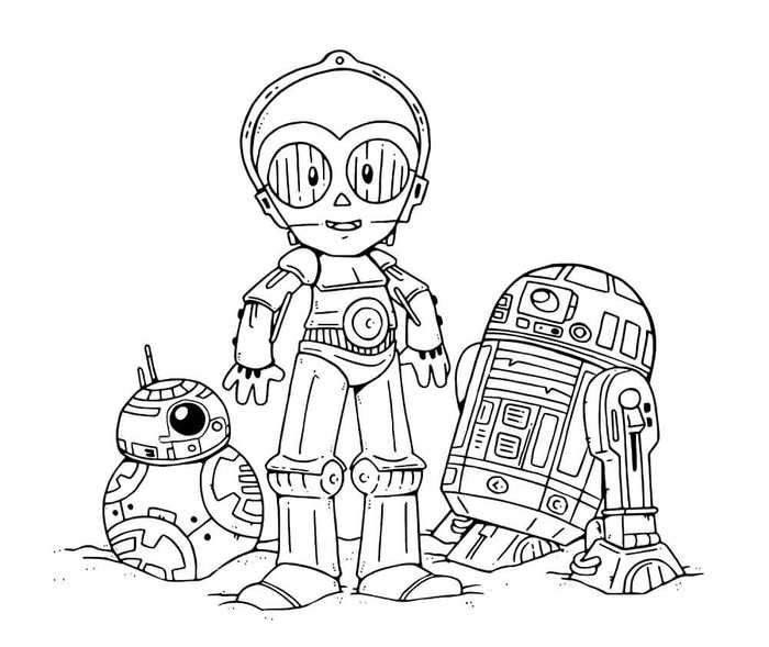 Baby Yoda Coloring Pages Easy