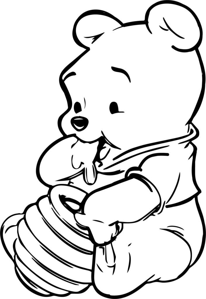 Baby Piglet Winnie The Pooh Coloring Pages