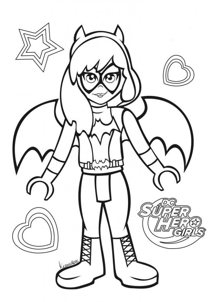 Batgirl Printable Dc Superhero Girls Coloring Pages