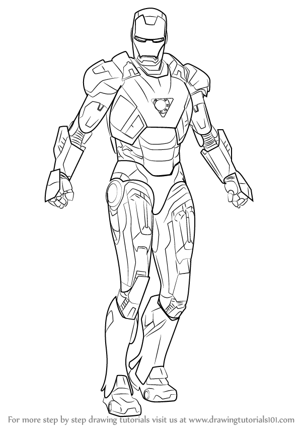 Avengers Infinity War Iron Man Coloring Pages