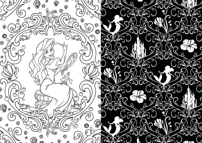 Art Therapy Disney Colouring Pages For Adults
