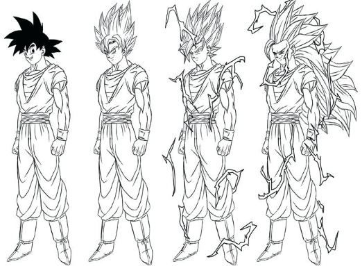 Bardock Dragon Ball Z Coloring Pages