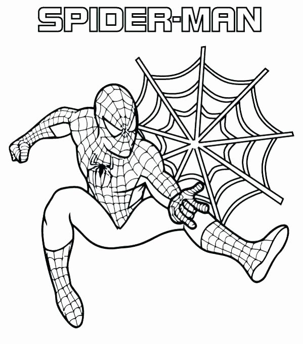 Spiderman Coloring Pages Free Pdf