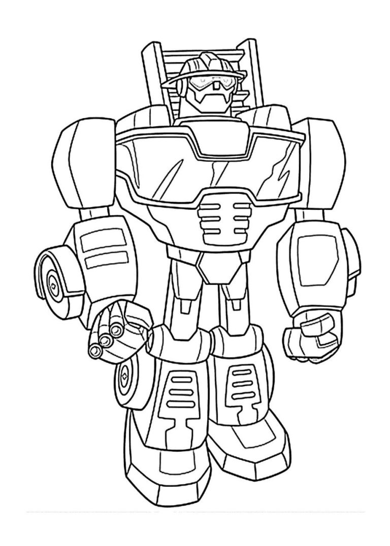 Chase Transformers Rescue Bots Coloring Pages