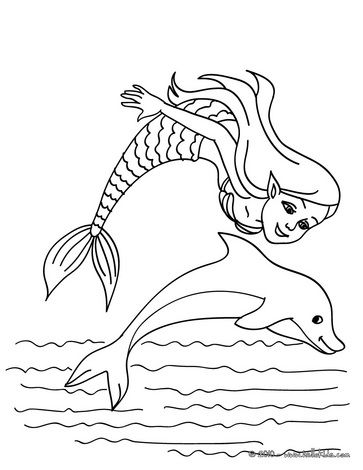 Mermaid Coloring Sheets Pdf