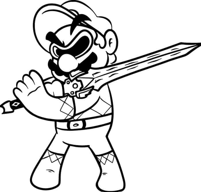 Mario Odyssey Coloring Pictures