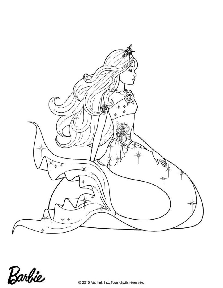 Little Mermaid Ariel And Eric Coloring Pages