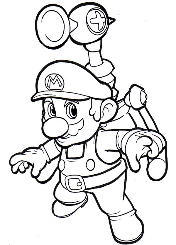 Printable Mario Coloring Pages Online