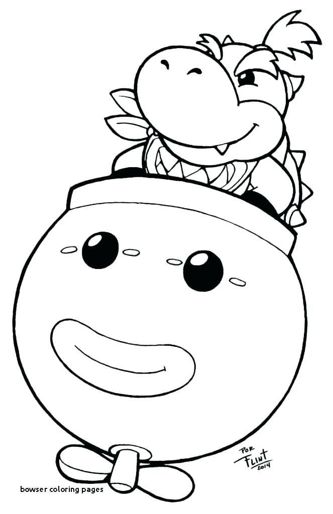 Bowser Mario Odyssey Coloring Pages