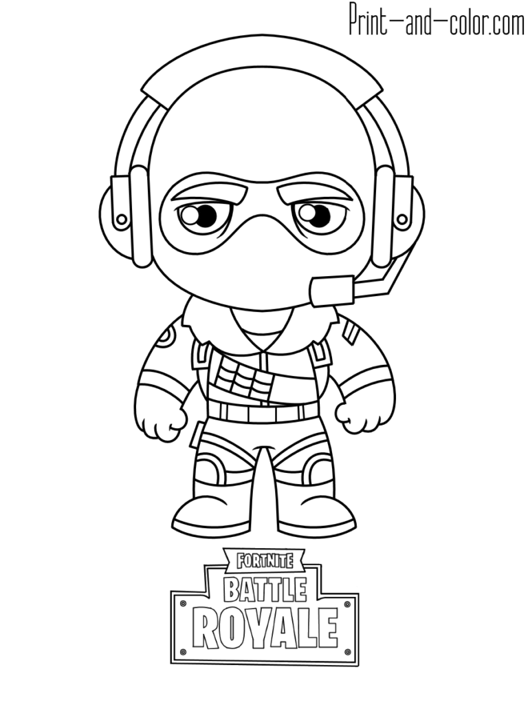 Fortnite Coloring Pages Baby Groot
