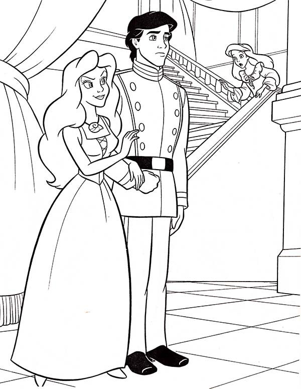 Little Mermaid Prince Eric Coloring Pages