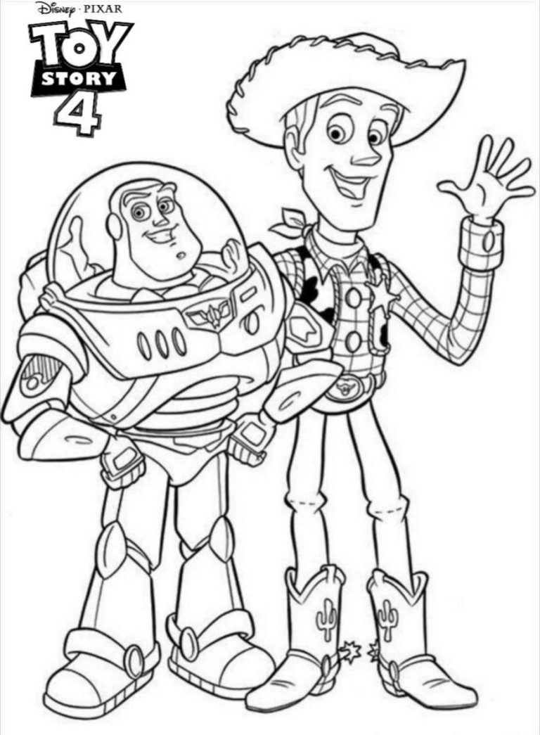 Toy Story 4 Coloring Pictures