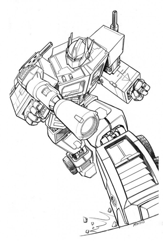 Rodimus Prime Transformers Hot Rod Coloring Pages