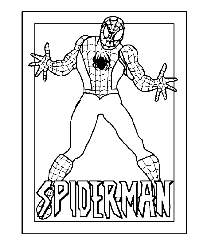 Spiderman Coloring Book Printable