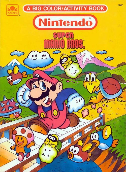 Super Mario Bros Coloring Book