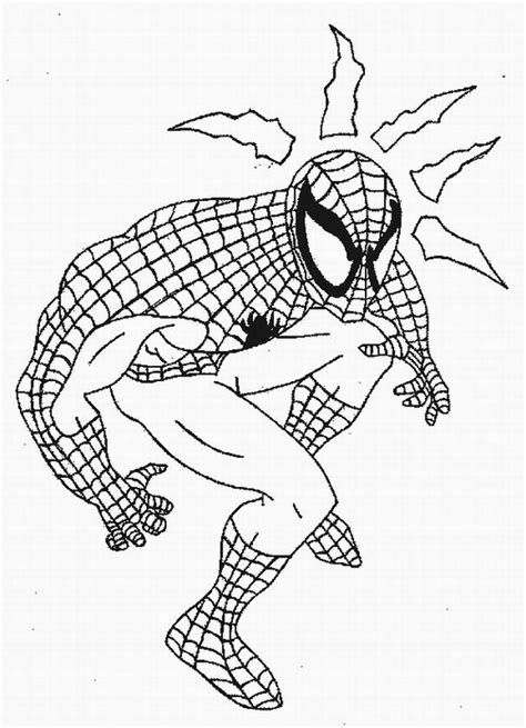 Coloring Sheet Free Full Size Spiderman Coloring Pages