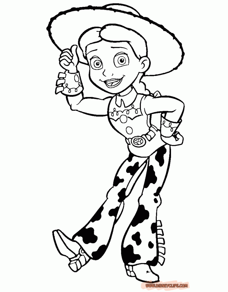 Printable Jessie Toy Story Coloring Pages