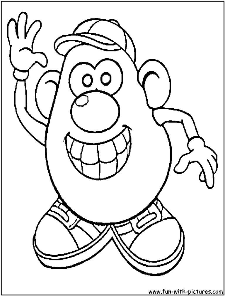Toy Story Mr Potato Head Coloring Pages