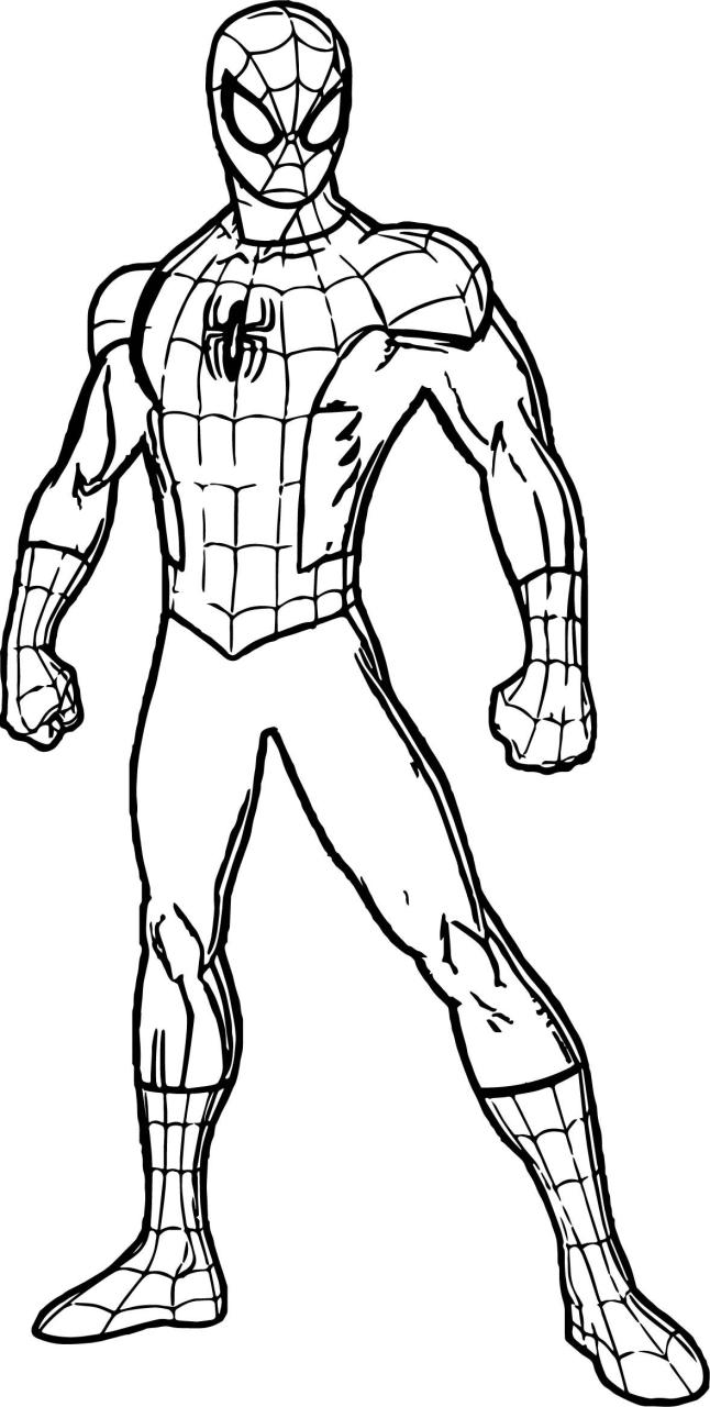 Spiderman Coloring Sheets To Print