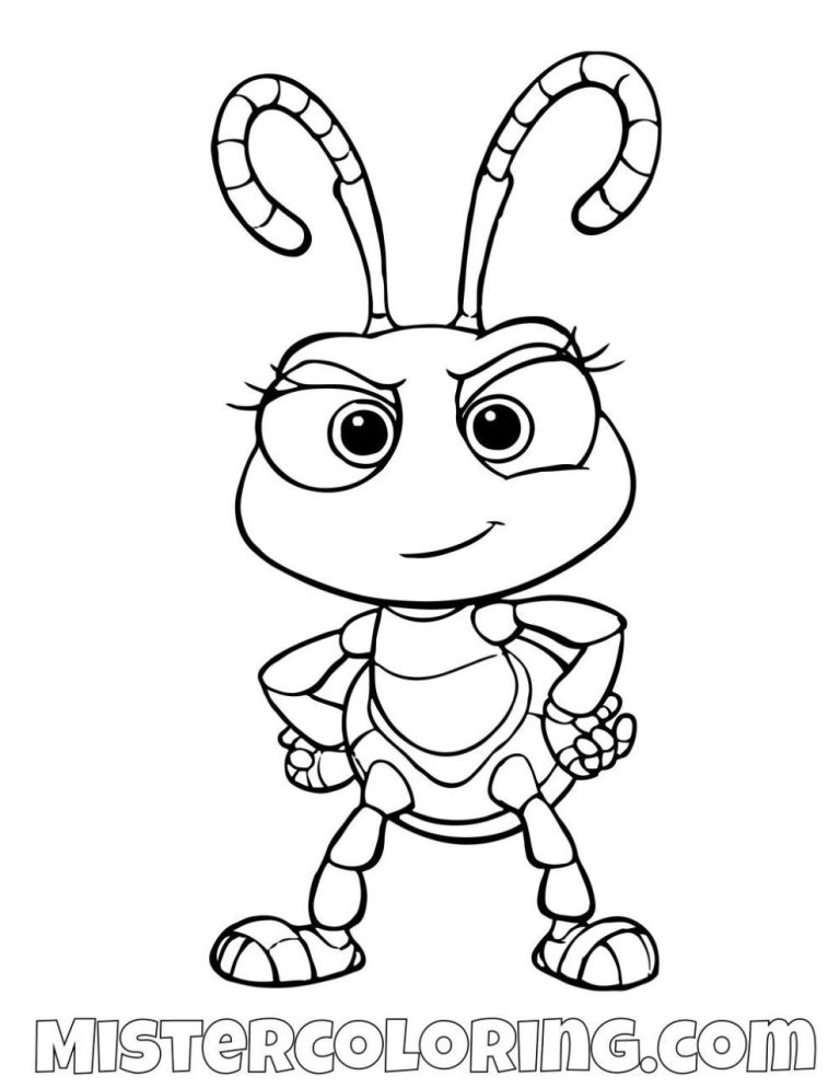 Printable Benson Toy Story 4 Coloring Pages