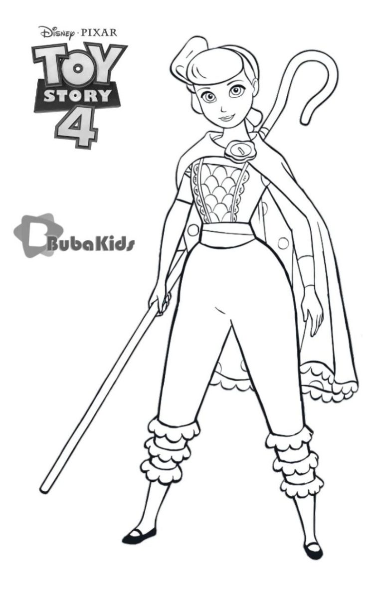Bo Peep Toy Story 4 Coloring Pages