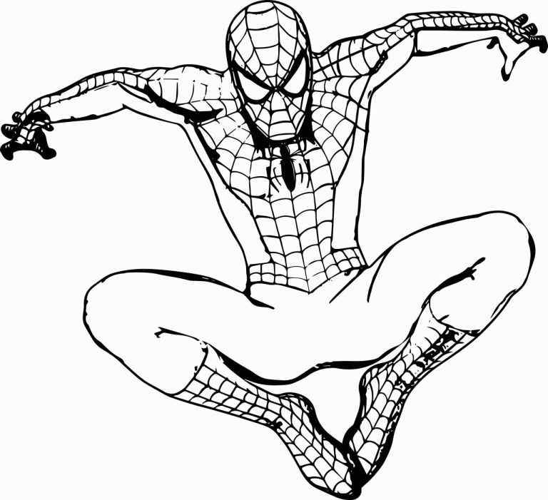 Coloring Sheet Spiderman Coloring Pages Free