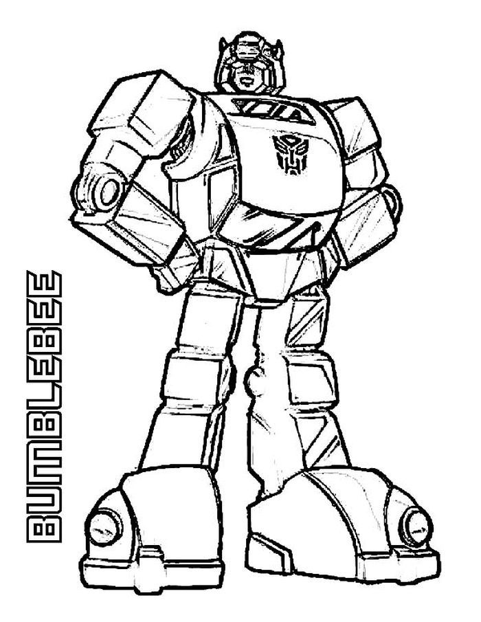 Bumblebee Optimus Prime Transformers Coloring Pages