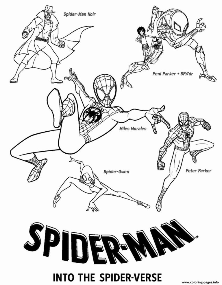 Pdf Iron Spiderman Coloring Pages