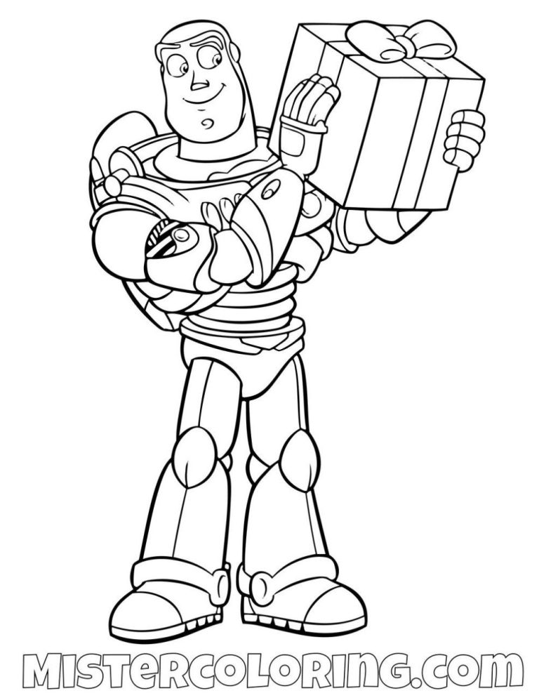 Buzz Lightyear Printable Toy Story Coloring Pages