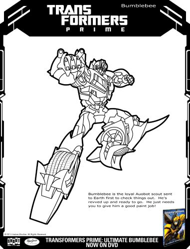 Bumblebee Coloring Page Free