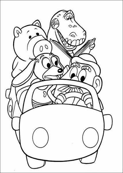 Toy Story Mr. And Mrs. Potato Head Coloring Pages