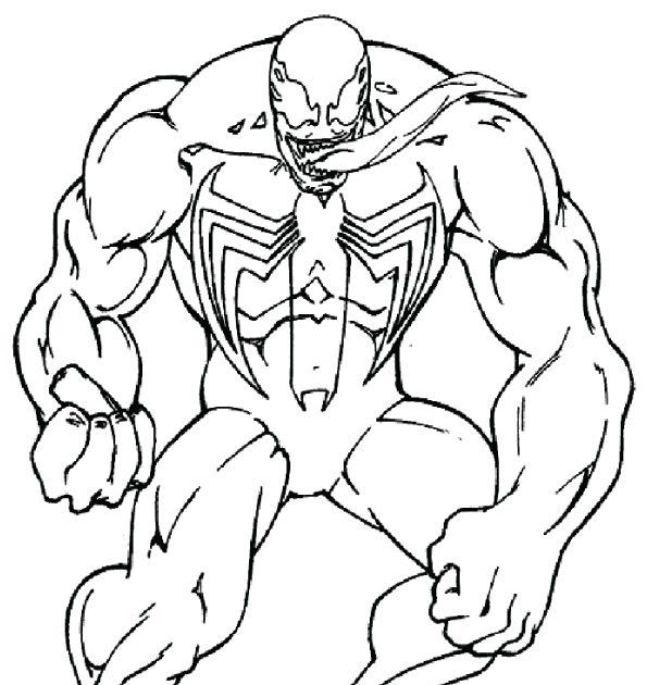 Venom Carnage Spiderman Coloring Pages
