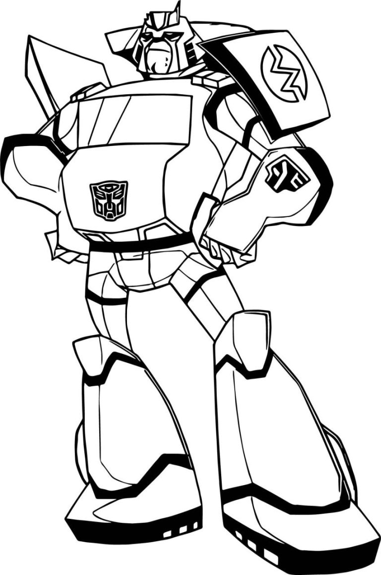 Free Printable Bumblebee Transformer Coloring Pages