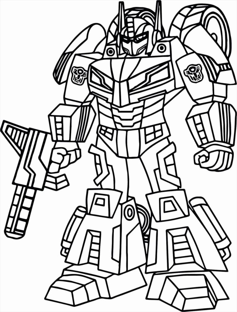 Free Coloring Pages Transformers Bumblebee