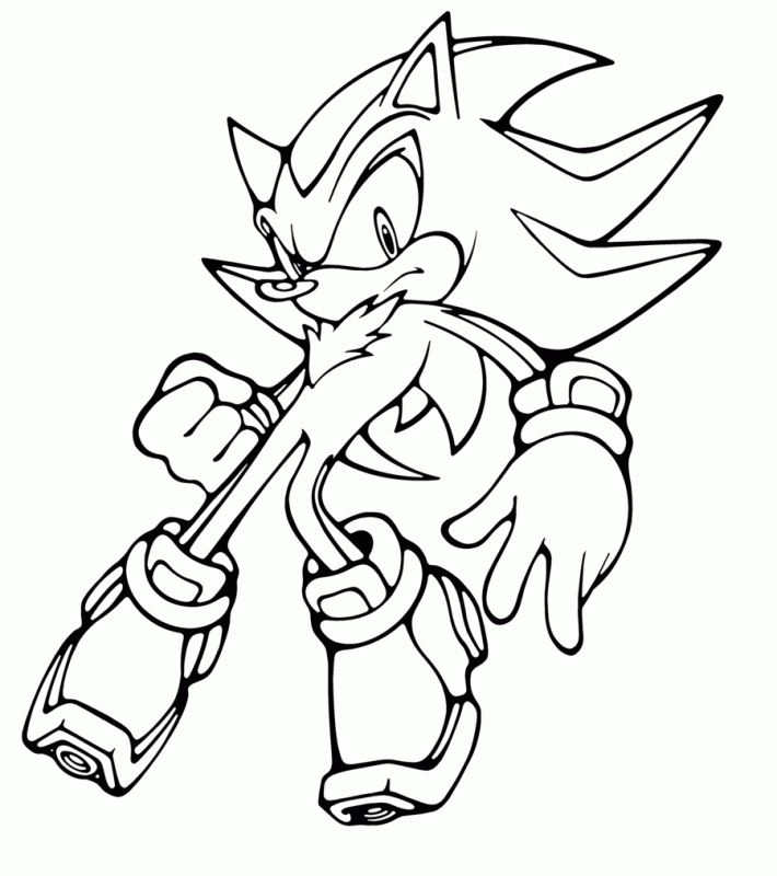 Neo Metal Sonic Coloring Pages
